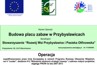 Plac zabaw - Przybys?awice