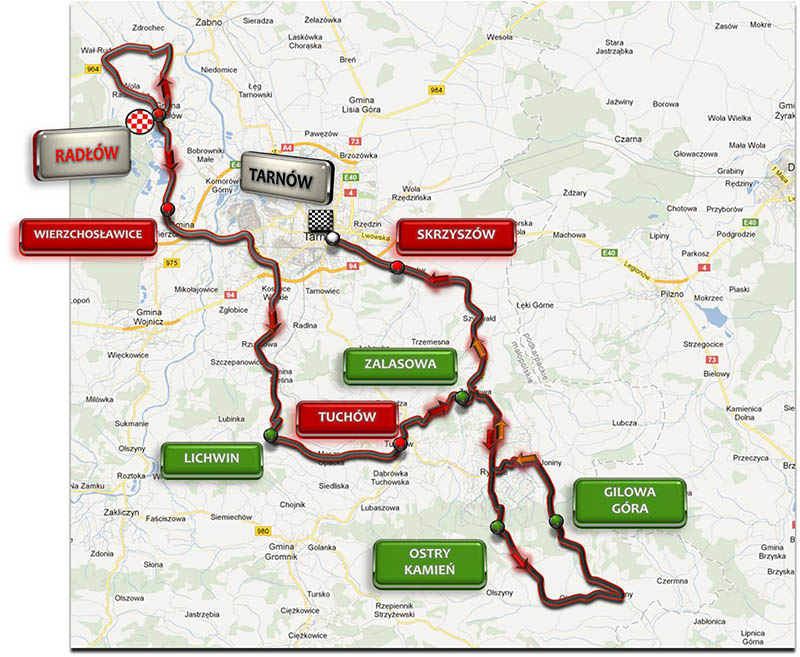 mapa KWK