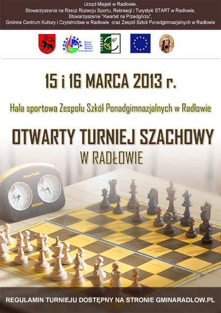 Plakat szachy