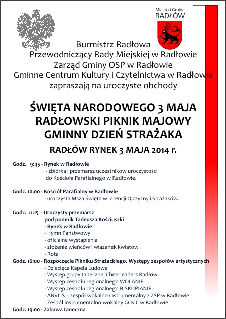 ?WI?TO NARODOWE 3 MAJA ?WI?TO NARODOWE 3 MAJA