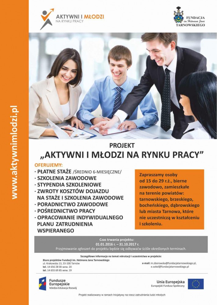 Aktywni i młodzi na rynku pracy