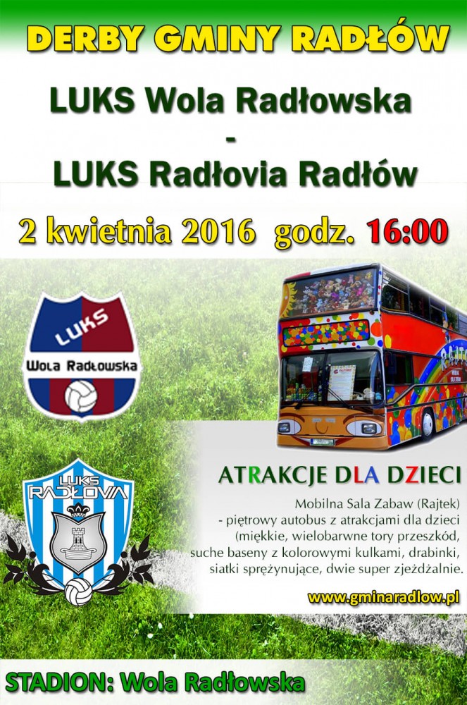 Derby Gminy Radłów - plakat