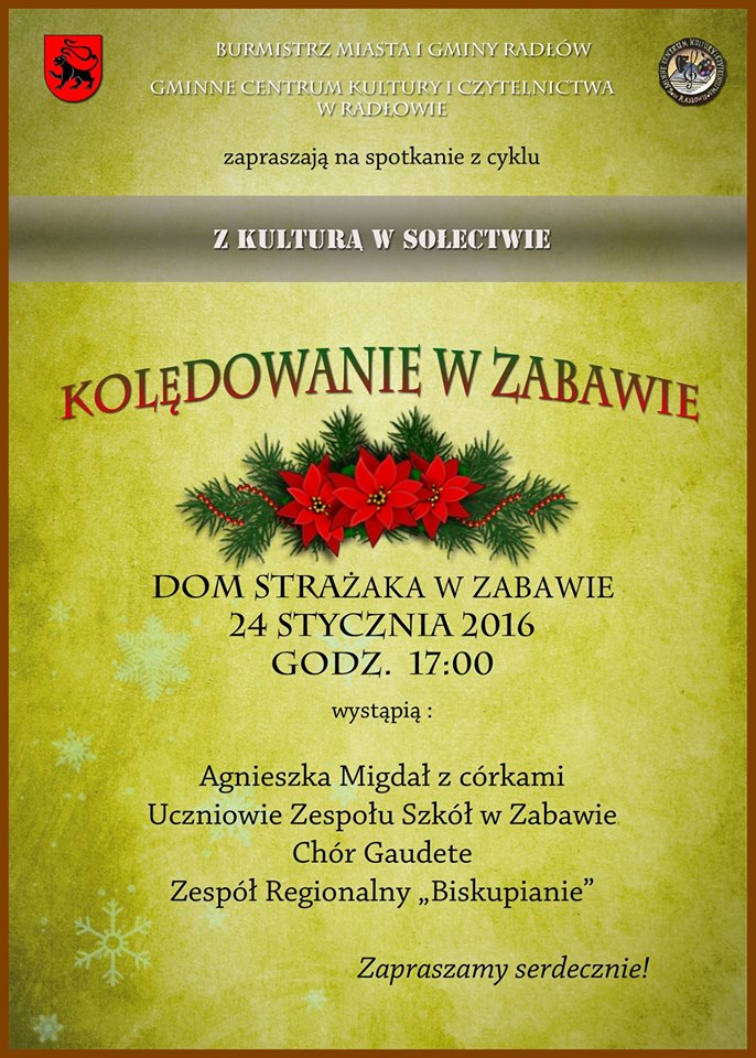 Kolędowanie w Zabawie