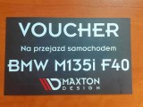 Voucher od firmy Maxton Design, na przejazd samochodem BMW