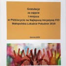 I nagroda w Plebiscycie „Wpisz się w Małopolskę – 2019” dla SPWD w Radłowie!