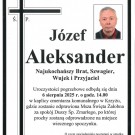 Józef Aleksander nie żyje