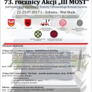 73. rocznica akcji  „III MOST”