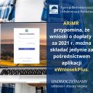 ARiMR przypomina o wnioskach za 2021 r.