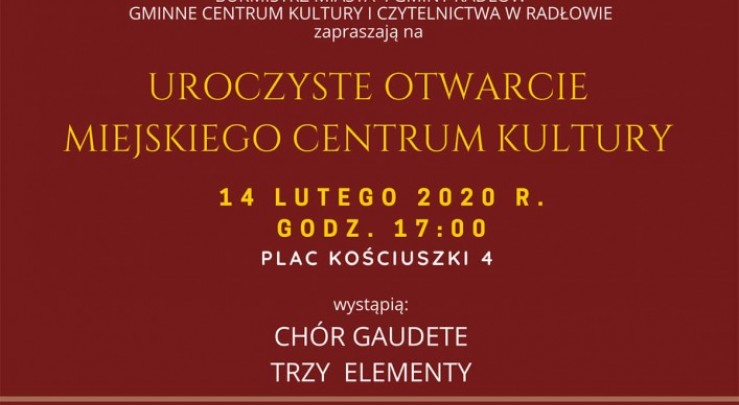 Otwarcie Miejskiego Centrum Kultury