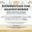 Dziedzictwo wsi oczami kobiet