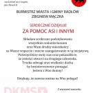 Podziękowania za POMOC ASI I INNYM