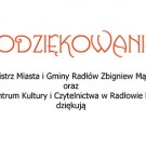 Podziękowanie za XIII Dni Radłowa