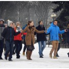 Zatańczyli poloneza na rynku