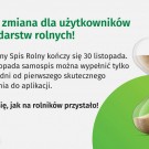 Ważna zmiana dla użytkowników gospodarstw rolnych!