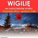 Wigilia na radłowskim rynku