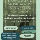 Spotkanie autorskie z profesor Ewą Danowską