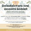 Dziedzictwo wsi oczami kobiet