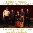 Teresa Mirga i Zespół „Kałe Bała”- już w piątek