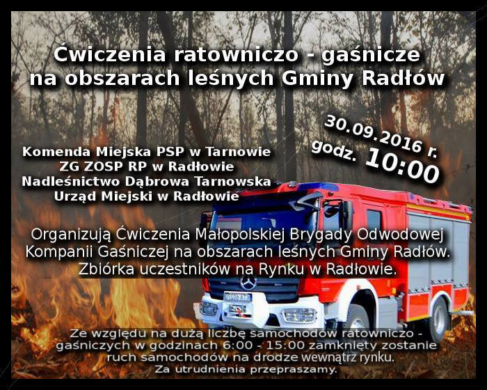 Ćwiczenia ratowniczo-gaśnicze