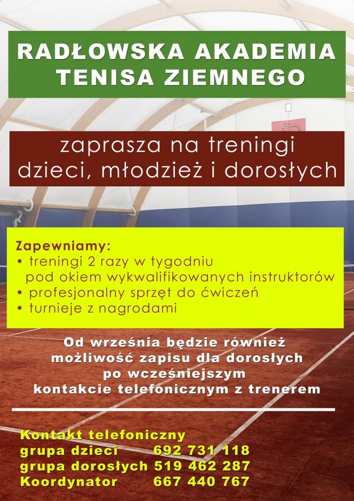 Radłowska Akademia Tenisa Ziemnego
