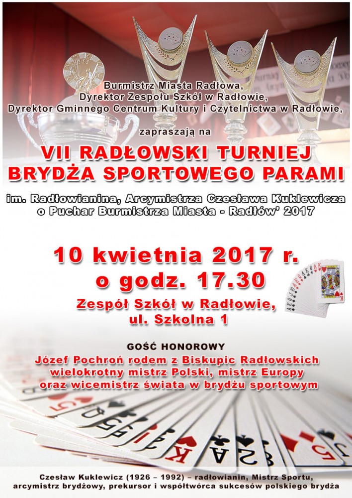 Plakat Brydż