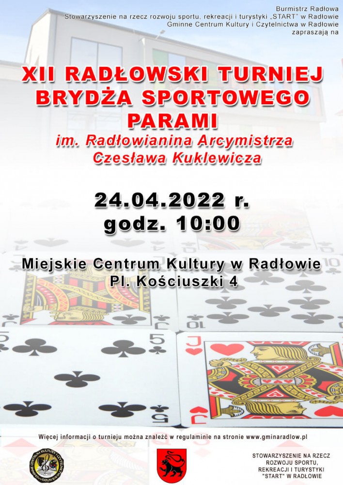 Plakat brydż