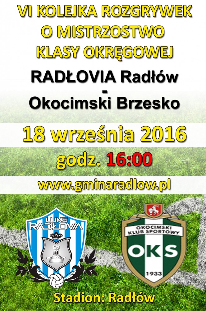Radłovia Radłów – Okocimski Brzesko